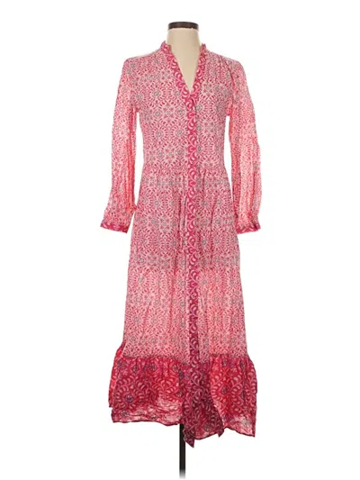Pre-owned Zara Casual Dress In Pink