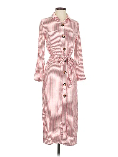 Pre-owned Zara Casual Dress In Pink