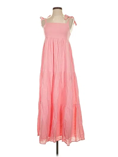 Pre-owned Zara Casual Dress In Pink