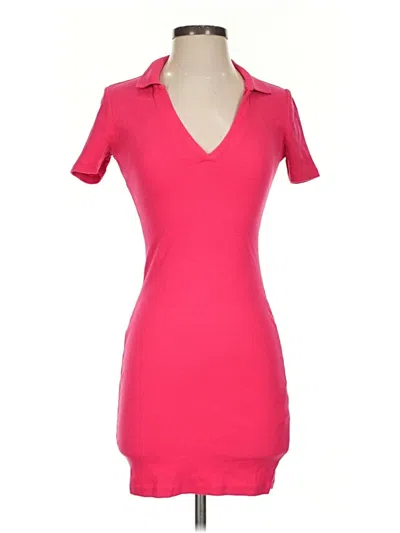 Pre-owned Zara Casual Dress In Pink