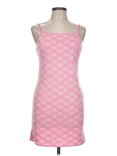 Pre-owned Zara Casual Dress In Pink