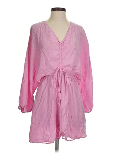 Pre-owned Zara Casual Dress In Pink