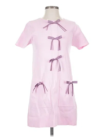 Pre-owned Zara Casual Dress In Pink