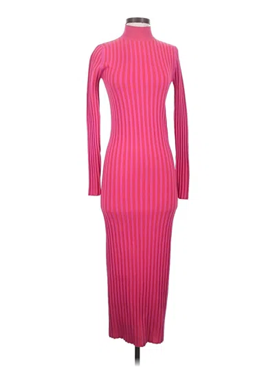 Pre-owned Zara Casual Dress In Pink