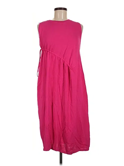 Pre-owned Zara Casual Dress In Pink