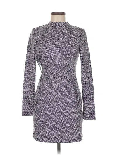 Zara Casual Dress In Purple