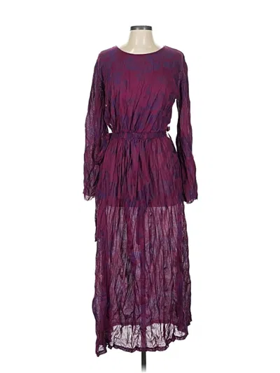Pre-owned Zara Casual Dress In Purple