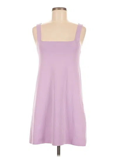 Pre-owned Zara Casual Dress In Purple