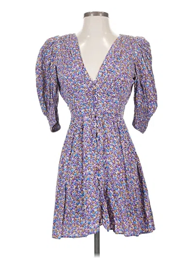 Pre-owned Zara Casual Dress In Purple