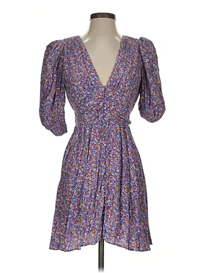 Pre-owned Zara Casual Dress In Purple