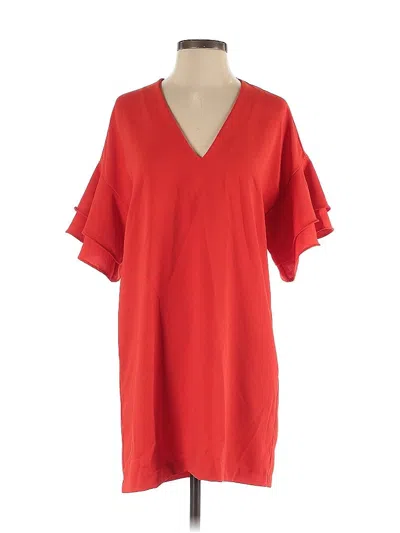 Pre-owned Zara Casual Dress In Red