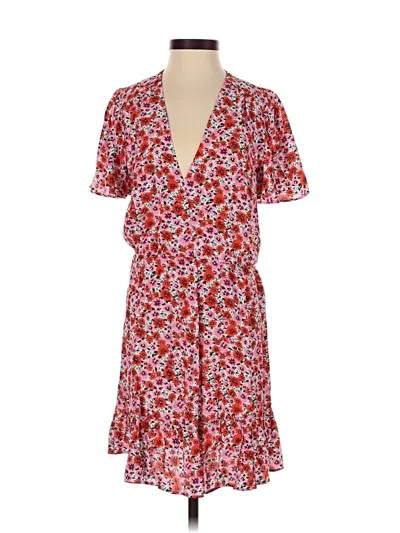 Pre-owned Zara Casual Dress In Red