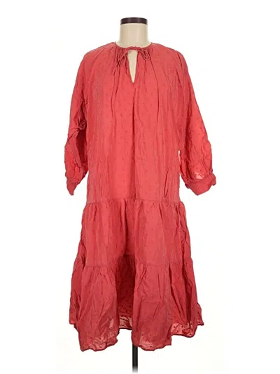 Pre-owned Zara Casual Dress In Red