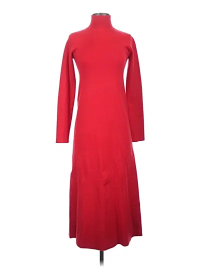 Pre-owned Zara Casual Dress In Red