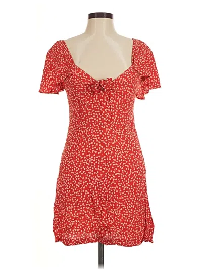 Pre-owned Zara Casual Dress In Red