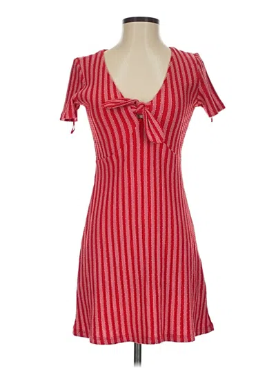 Pre-owned Zara Casual Dress In Red
