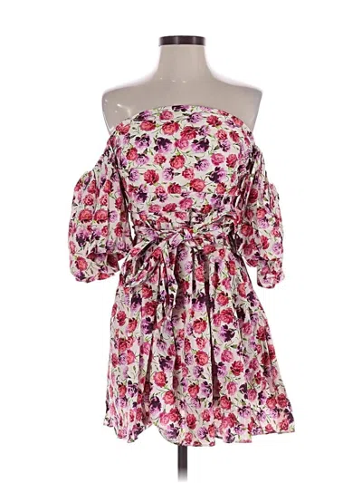 Zara Casual Dress In Red