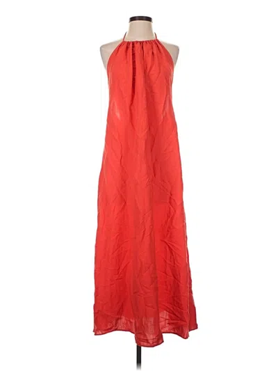 Pre-owned Zara Casual Dress In Red