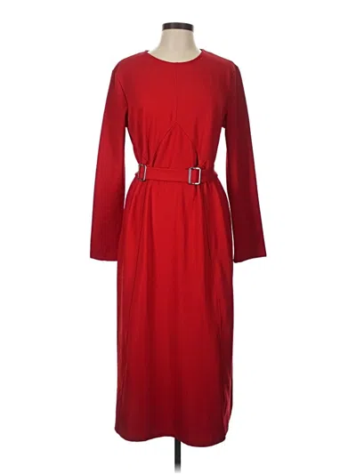 Zara Casual Dress In Red