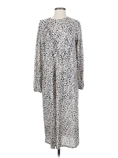 Pre-owned Zara Casual Dress In Silver