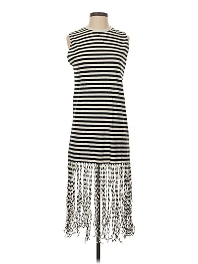 Pre-owned Zara Casual Dress In Silver