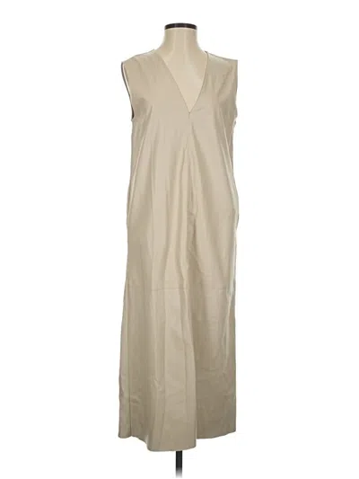 Pre-owned Zara Casual Dress In Tan