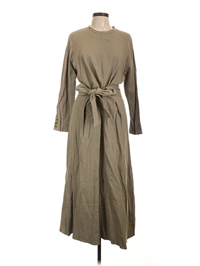 Zara Casual Dress In Tan