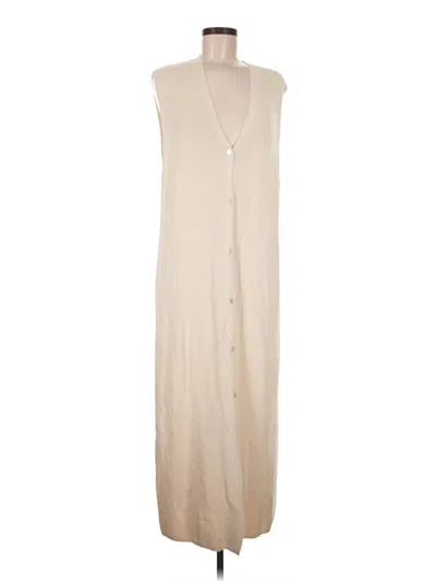 Pre-owned Zara Casual Dress In Tan