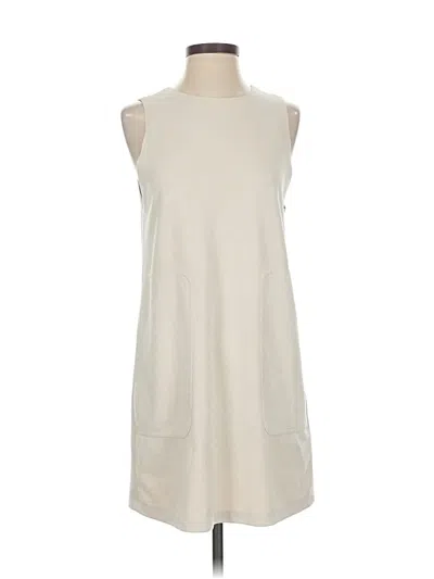 Pre-owned Zara Casual Dress In White