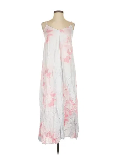 Pre-owned Zara Casual Dress In White