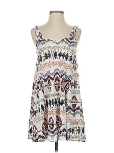 Pre-owned Zara Casual Dress In White