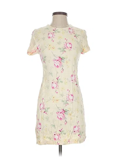 Pre-owned Zara Casual Dress In White