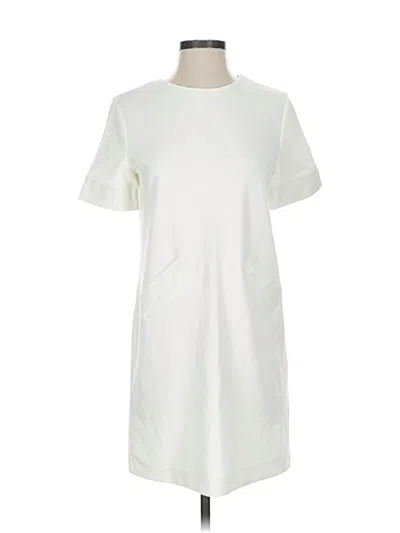 Pre-owned Zara Casual Dress In White