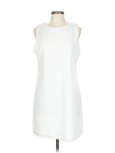 Pre-owned Zara Casual Dress In White