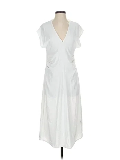 Pre-owned Zara Casual Dress In White