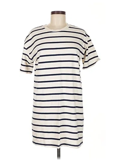 Pre-owned Zara Casual Dress In White