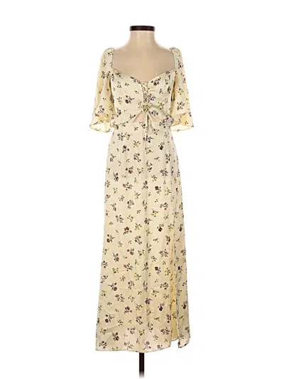 Pre-owned Zara Casual Dress In White