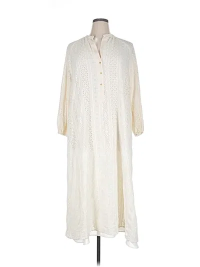 Pre-owned Zara Casual Dress In White