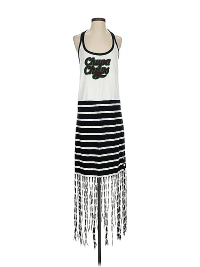 Pre-owned Zara Casual Dress In White