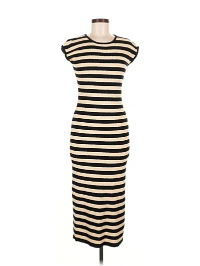 Pre-owned Zara Casual Dress In White