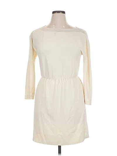Pre-owned Zara Casual Dress In White