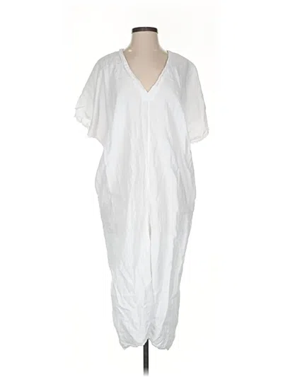Pre-owned Zara Casual Dress In White