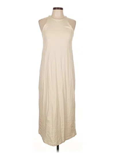 Pre-owned Zara Casual Dress In White