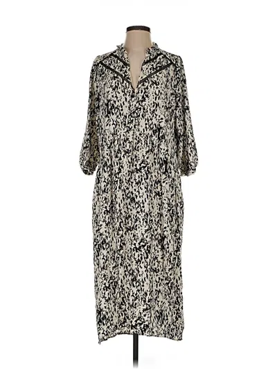 Pre-owned Zara Casual Dress In White
