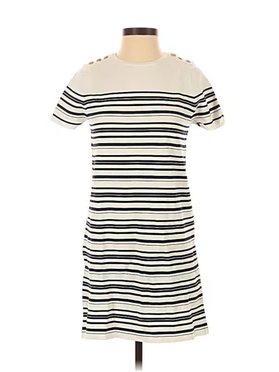 Pre-owned Zara Casual Dress In White