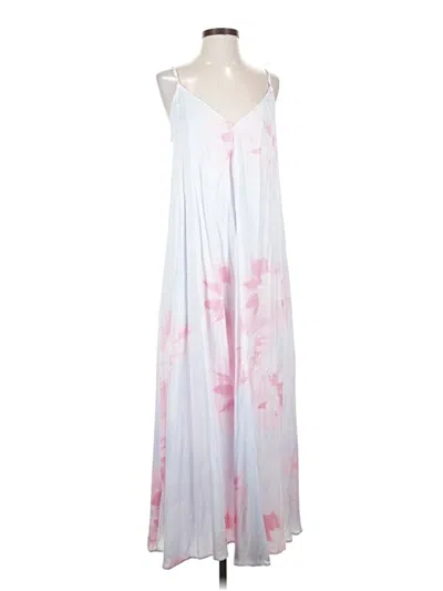 Pre-owned Zara Casual Dress In White