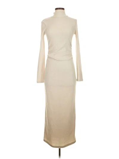 Pre-owned Zara Casual Dress In White