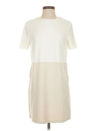 Pre-owned Zara Casual Dress In White