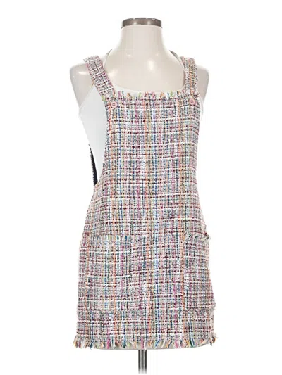Pre-owned Zara Casual Dress In White