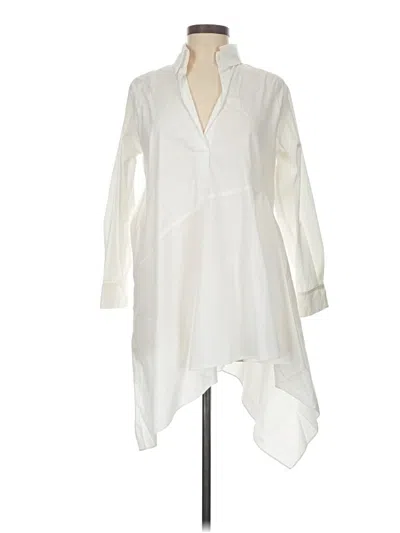 Pre-owned Zara Casual Dress In White